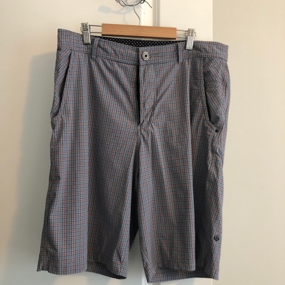 lululemon athletica Other - Lululemon checked shorts size 34
